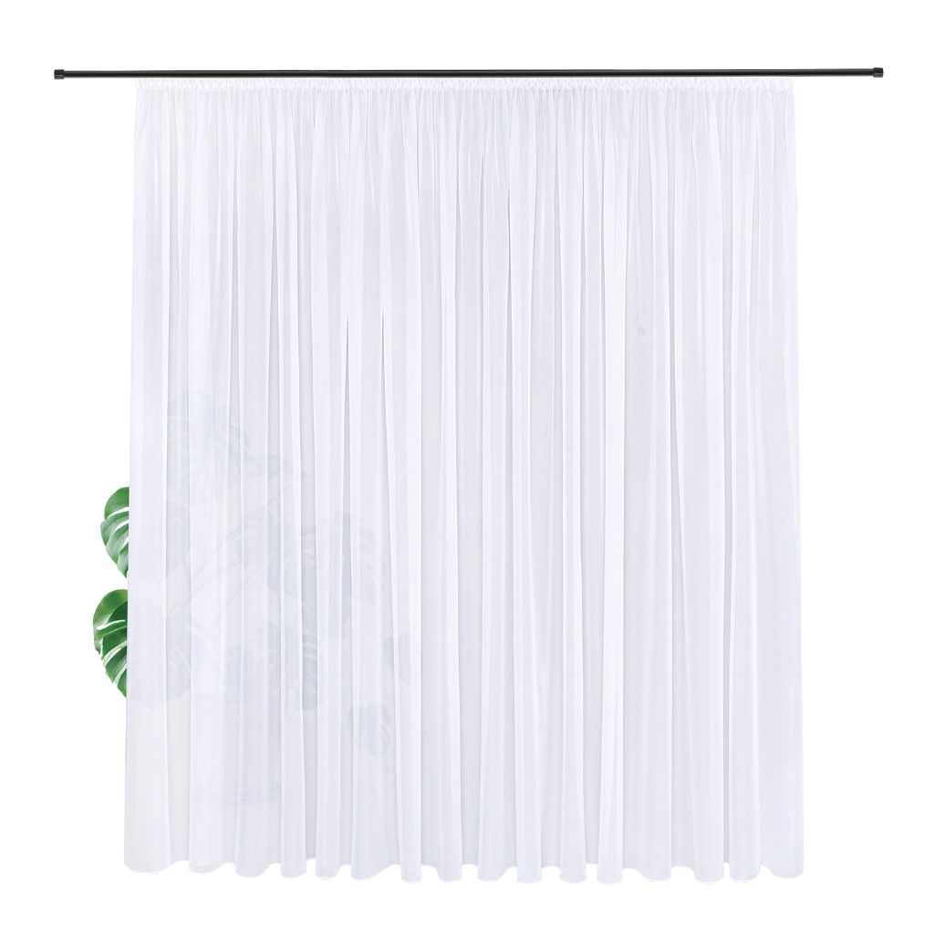 Gerster 40797 0001 wit - 245 x 450 cm (hoogte x breedte)