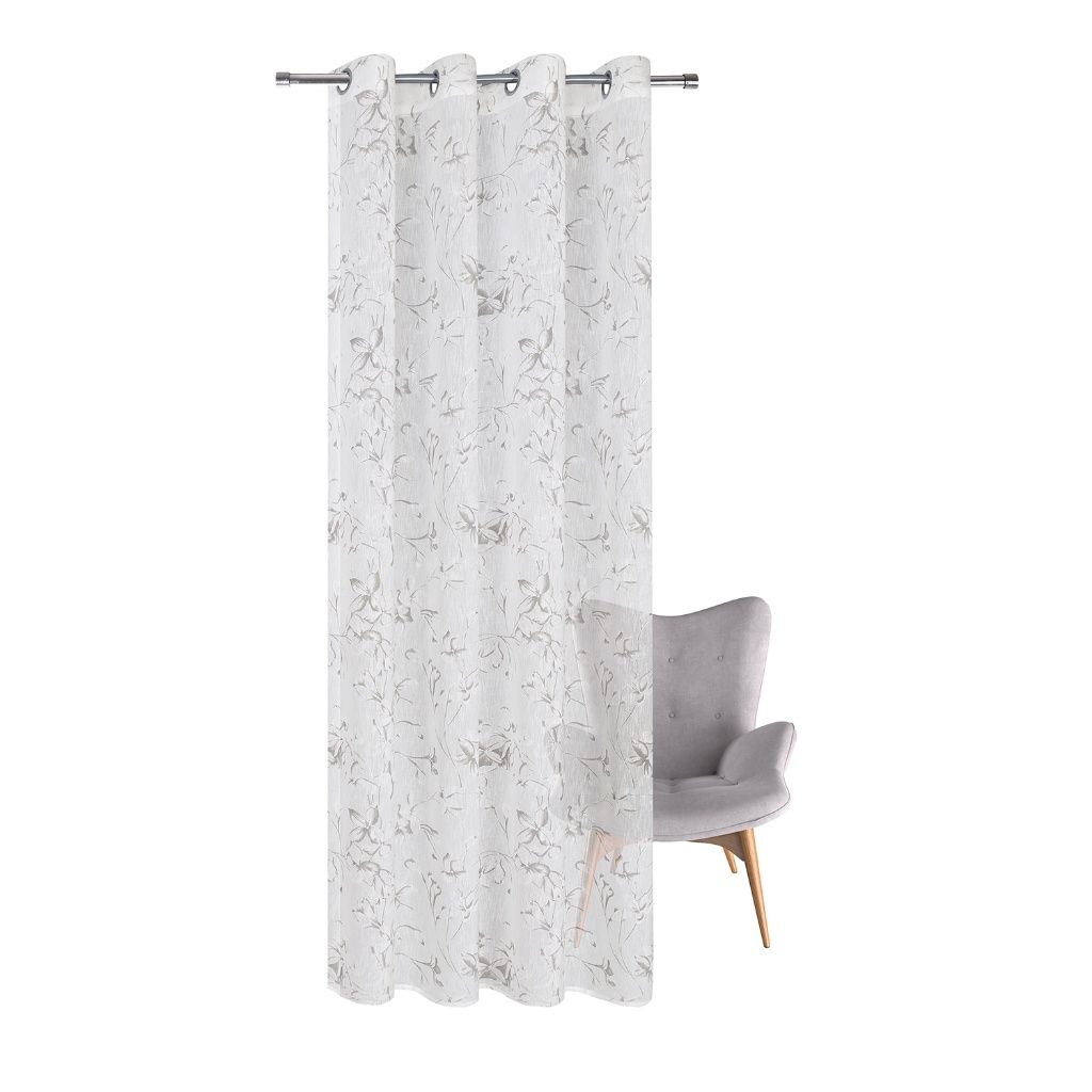 Gerster 41050 0870 lichtgrijs - 235 x 140 cm (hoogte x breedte)