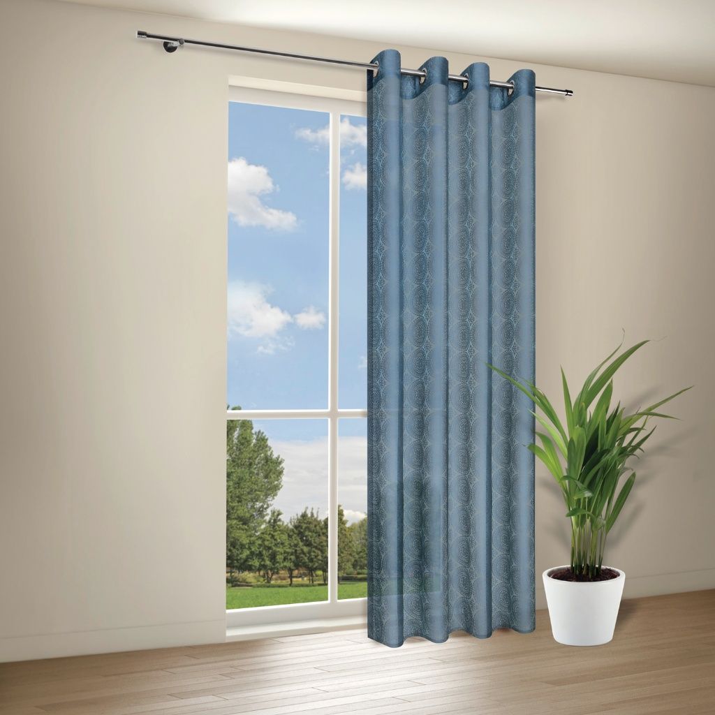Gerster 40975 0800 blauw - 245 x 140 cm (hoogte x breedte)