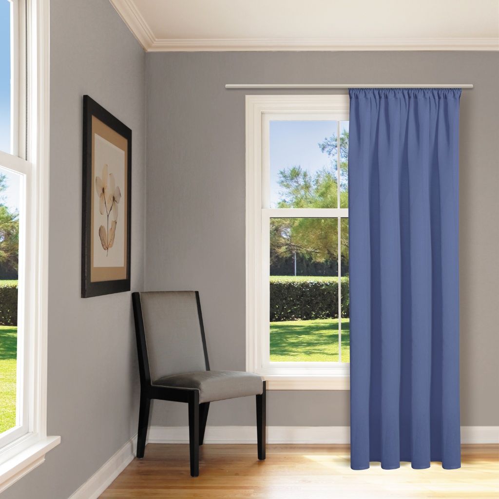 Gerster 40606 0800 blauw - 245 x 140 cm (hoogte x breedte)