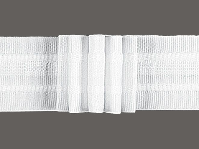 Gerster 6231 Faltenband 26mm, 250%, weiß weiß wit - 26 mm bandbreedte