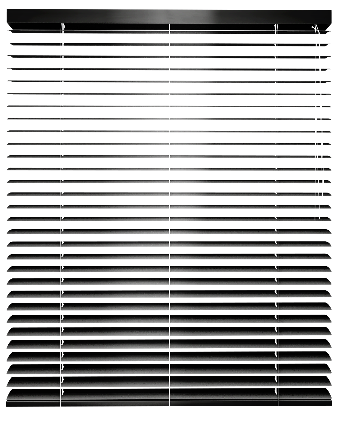 Vedelux Aluminium - Zwart - 50 mm - materiaalweergave