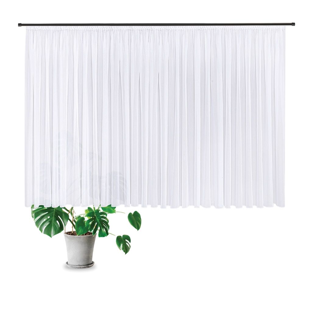 Gerster 40796 0001 wit - 175 x 600 cm (hoogte x breedte)
