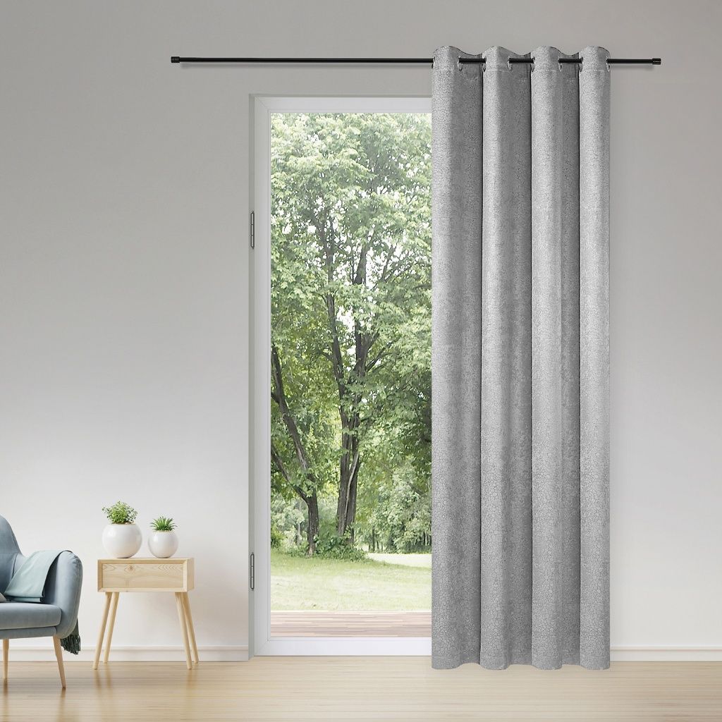Gerster 41150 0860 grijs - 245 x 145 cm (hoogte x breedte)