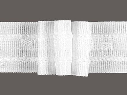 Gerster 6280 Faltenband 26mm, 250%, weiß - 26 mm bandbreedte