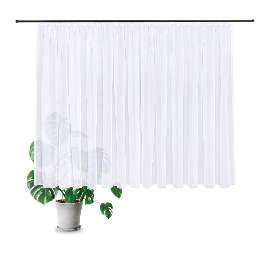 Gerster 40938 0001 wit - 180 x 450 cm (hoogte x breedte)