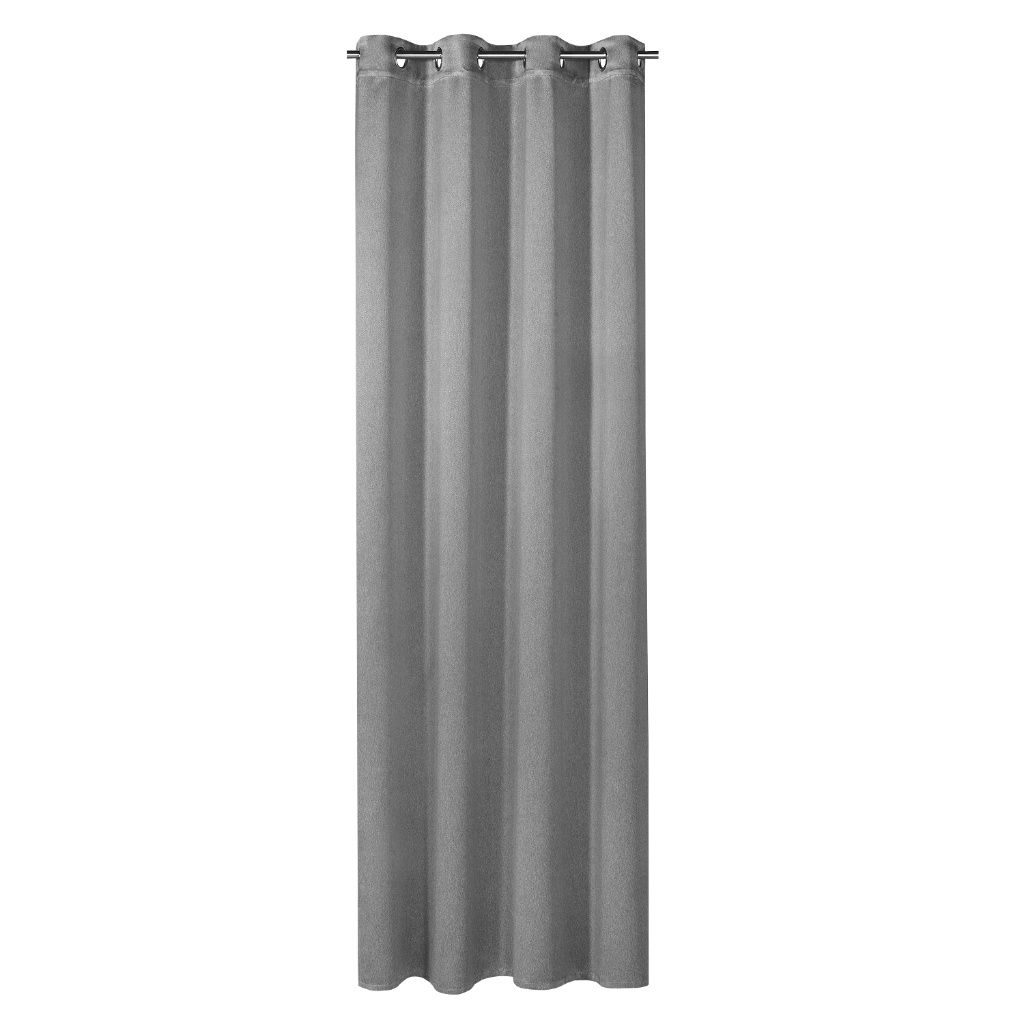 Gerster 40518 0840 lichtgrijs - 235 x 140 cm (hoogte x breedte)