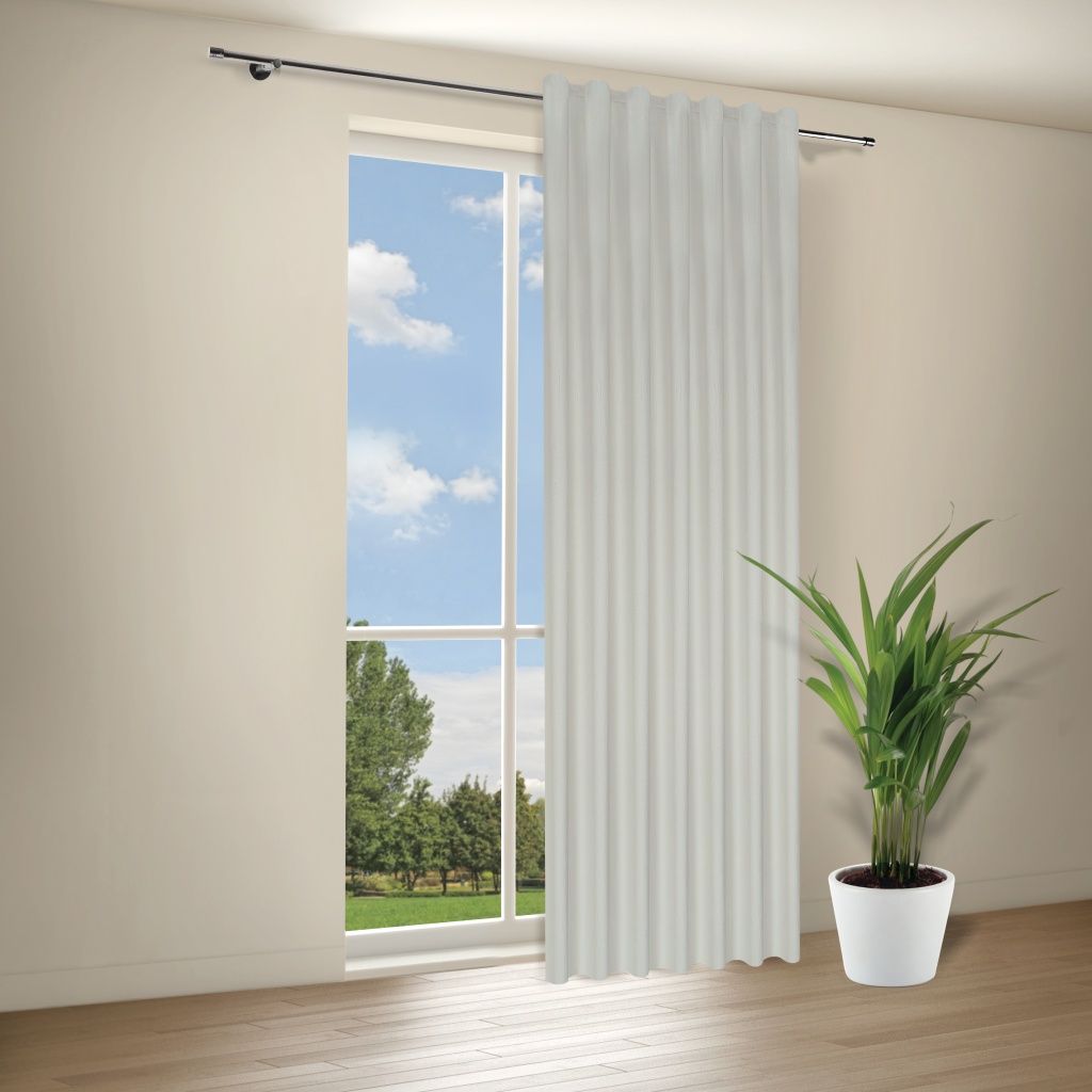 Gerster 40982 0870 lichtgrijs - 245 x 135 cm (hoogte x breedte)