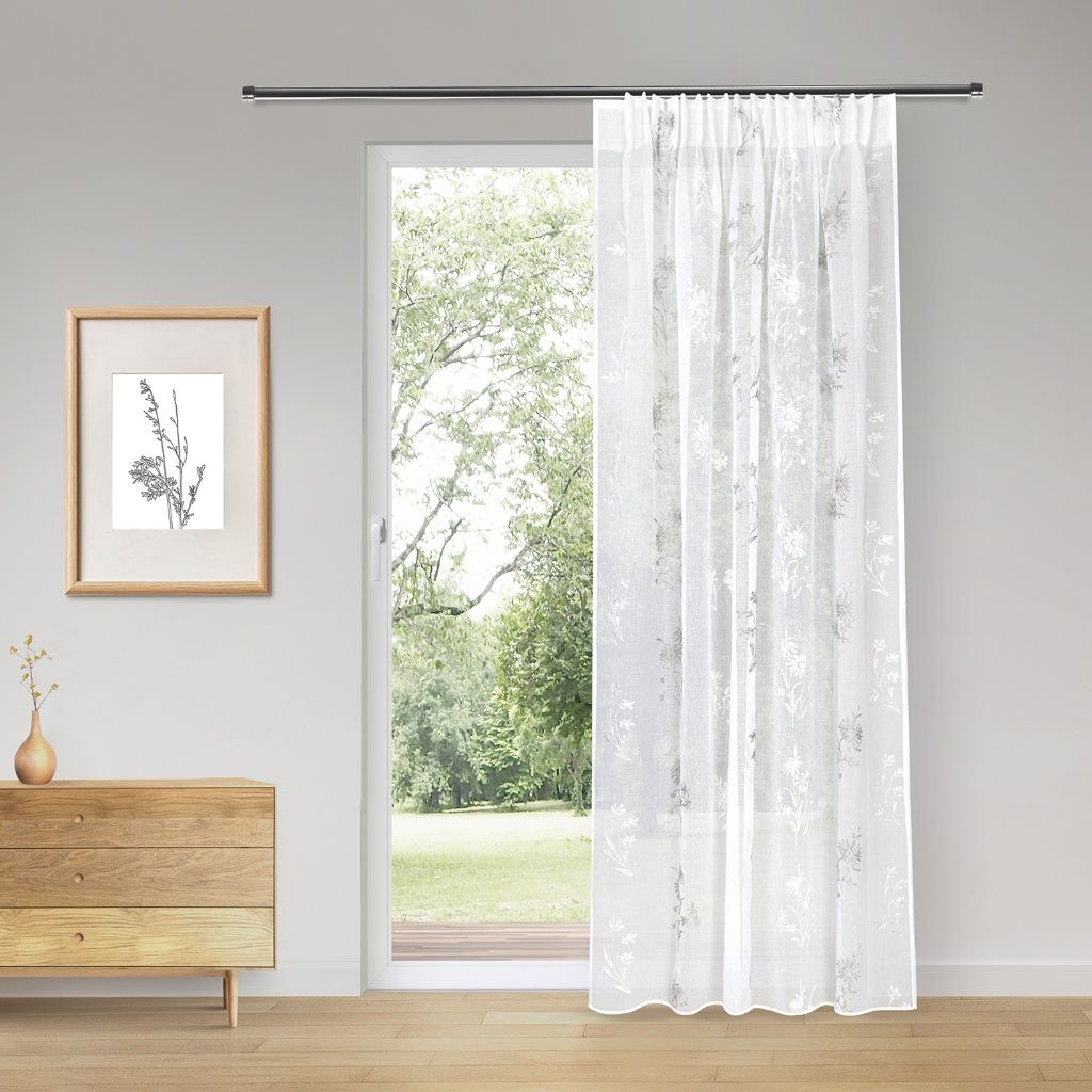 Gerster 41165 0084 grijs - 245 x 140 cm (hoogte x breedte)
