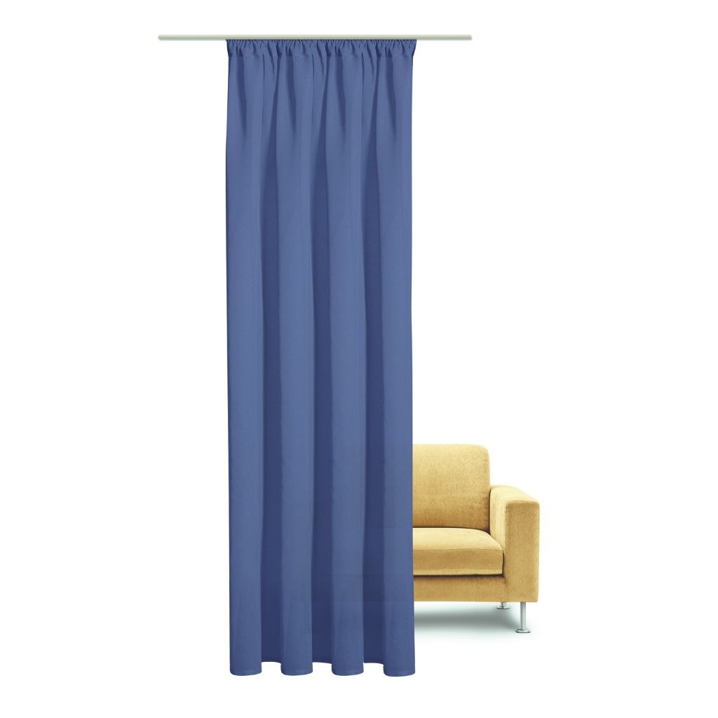 Gerster 40606 0800 blauw - 245 x 140 cm (hoogte x breedte)
