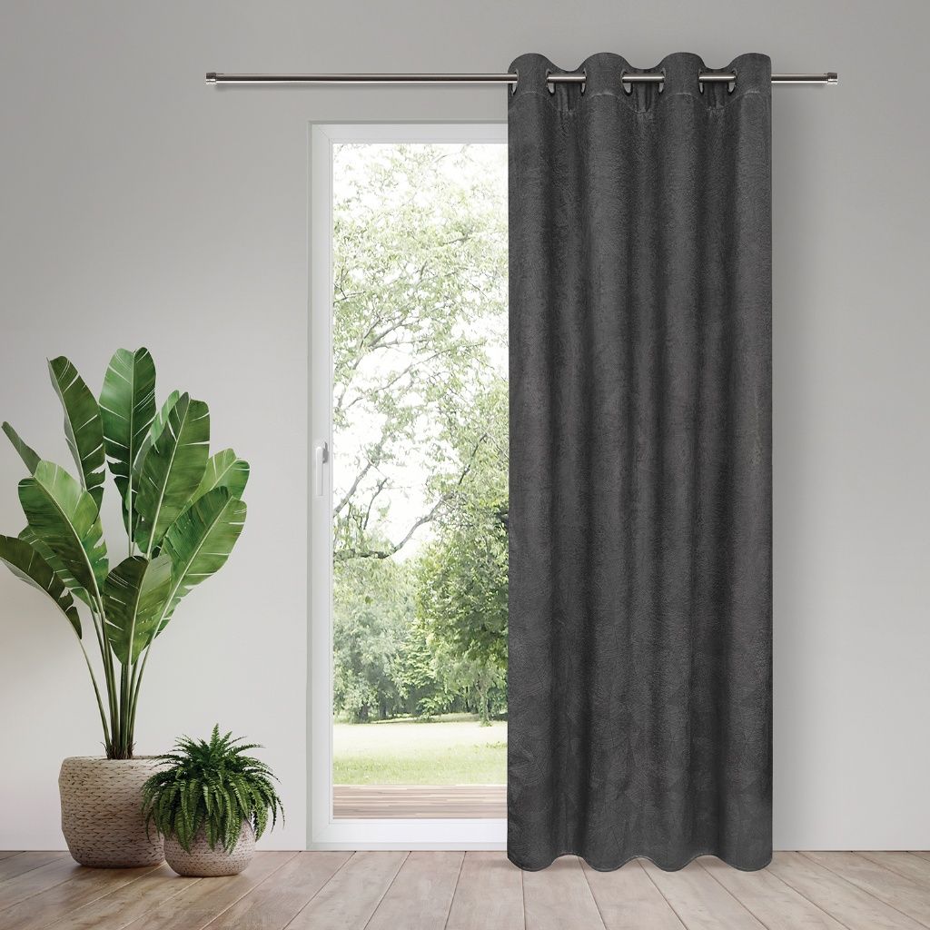 Gerster 41146 0810 antraciet - 245 x 145 cm (hoogte x breedte)