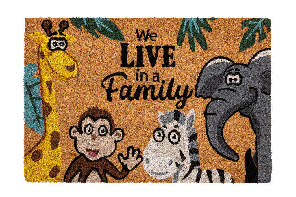 Hamat - Ruco Print - 820 We live in a Family - 40x60 cm