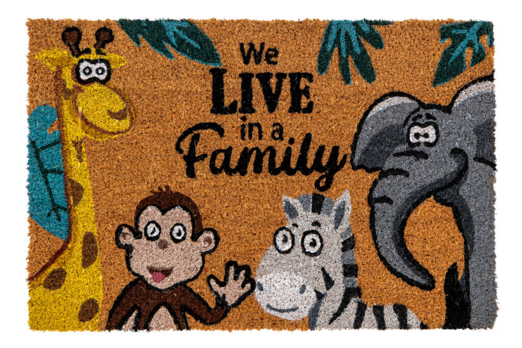 Hamat - Ruco Print - 820 We live in a Family - 40x60 cm