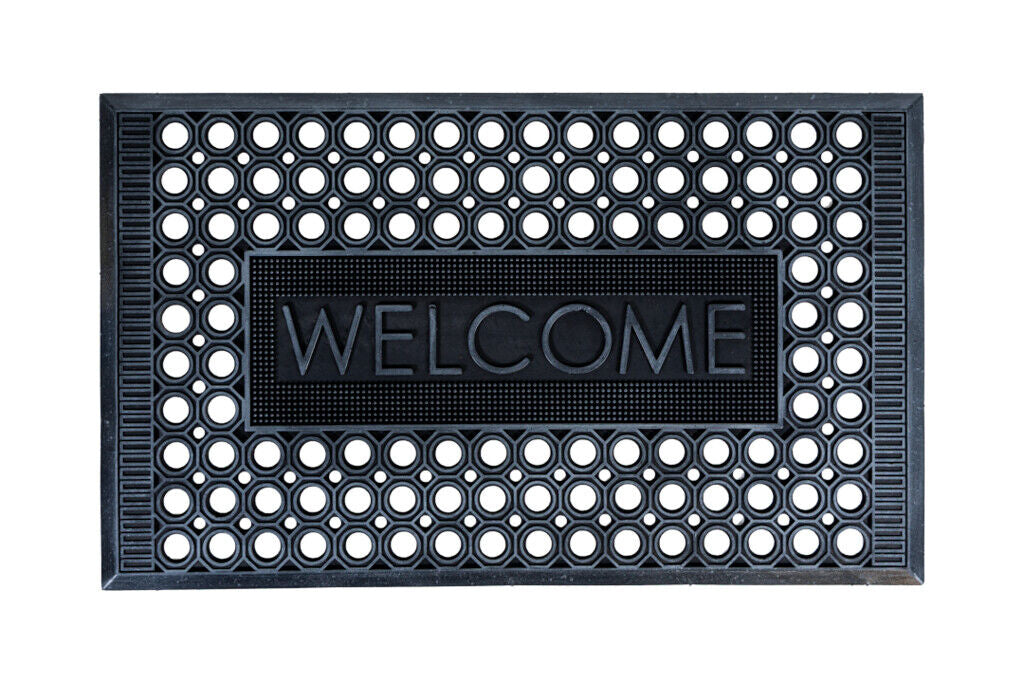 Hamat - Dynamic - 002 Circles Silver - 45x75 cm