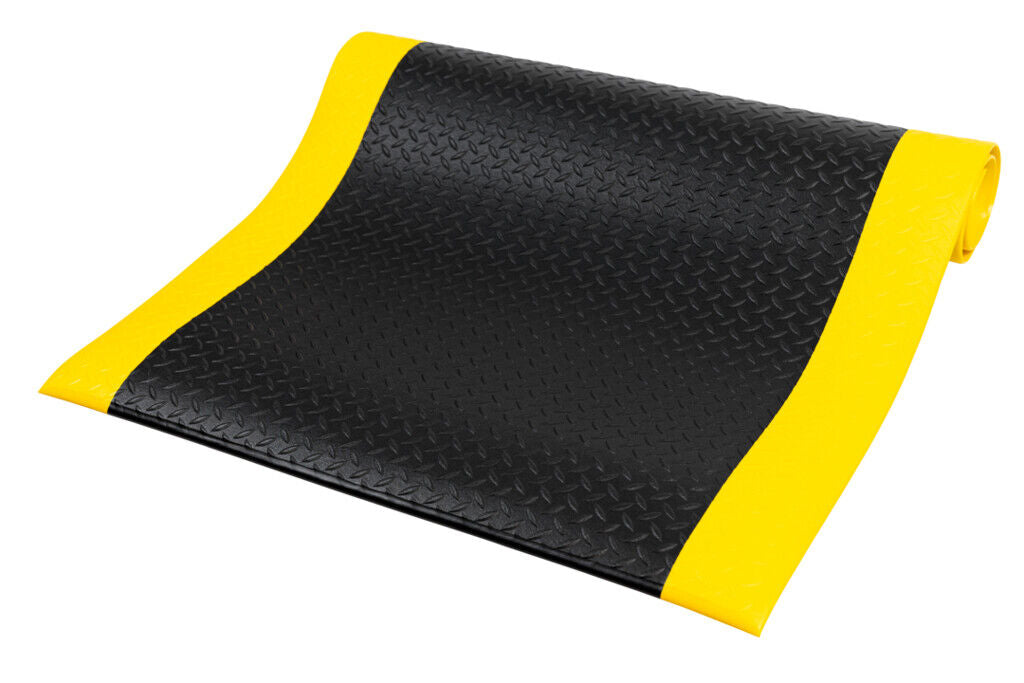 Hamat - Base+ Economic - 90x150 cm - 052 Black/Yellow (Diamond) - Matten