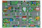 Hamat - Play Carpet - 001 City - 133x190 cm