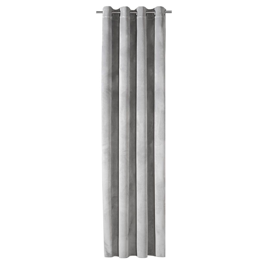 Gerster 40803 0870 lichtgrijs - 235 x 140 cm (hoogte x breedte)