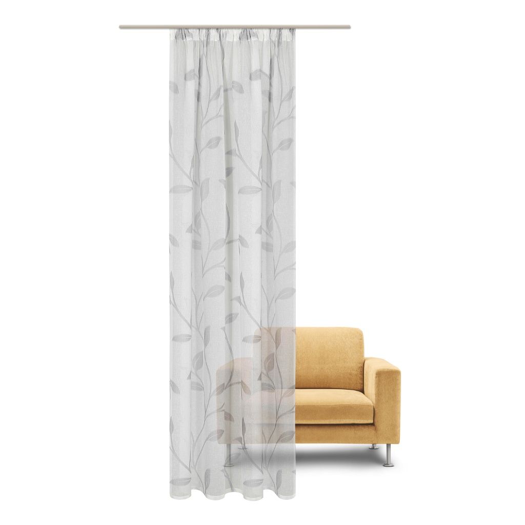 Gerster 40600 0840 lichtgrijs - 245 x 140 cm (hoogte x breedte)