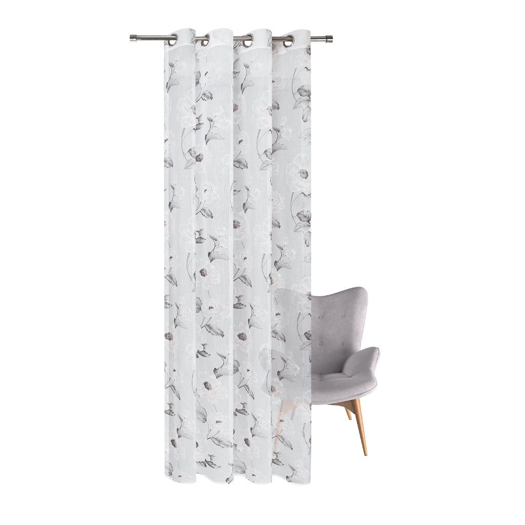 Gerster 41051 0840 lichtgrijs - 235 x 140 cm (hoogte x breedte)