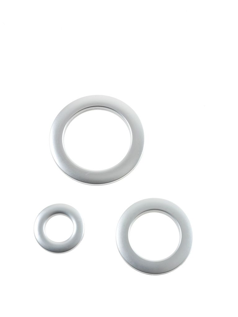 Gerster 1469 Kunststoffösen 36mm 0084 grijs - verpakking 100