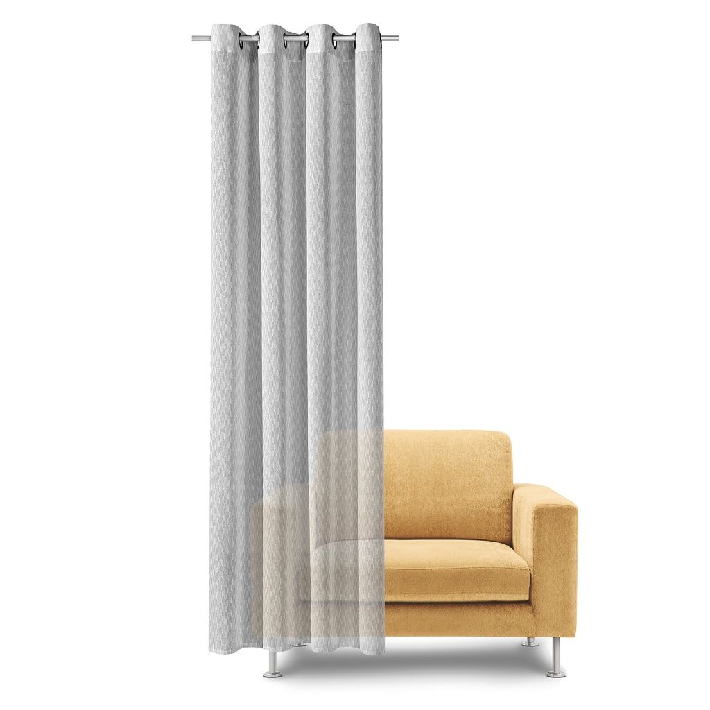 Gerster 41029 0840 lichtgrijs - 245 x 140 cm (hoogte x breedte)