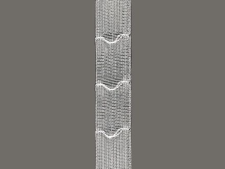 Gerster 6404 Raffrolloband 18mm, trans. - 18 mm bandbreedte