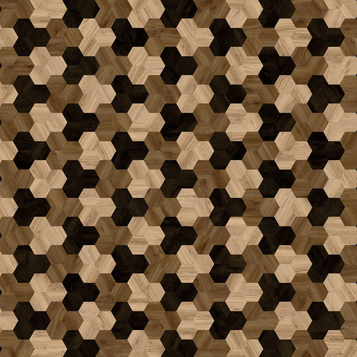Moduleo Hexagon Cluster 622 - Moods - Hexagon