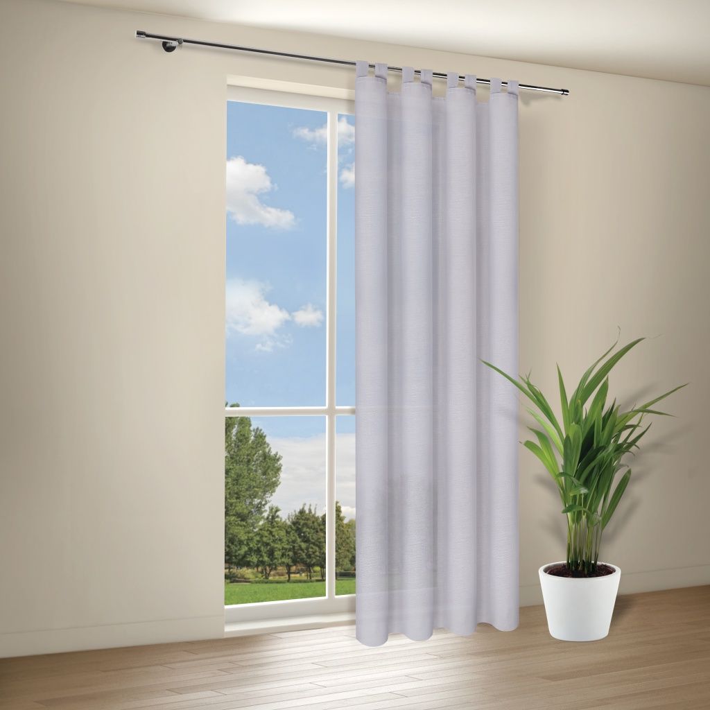 Gerster 40984 0870 lichtgrijs - 245 x 140 cm (hoogte x breedte)