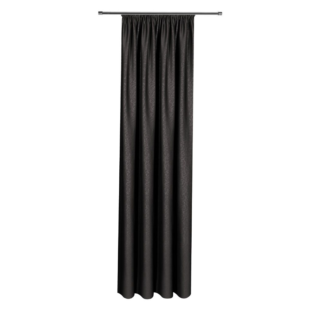 Gerster 40444 0999 zwart - 245 x 140 cm (hoogte x breedte)
