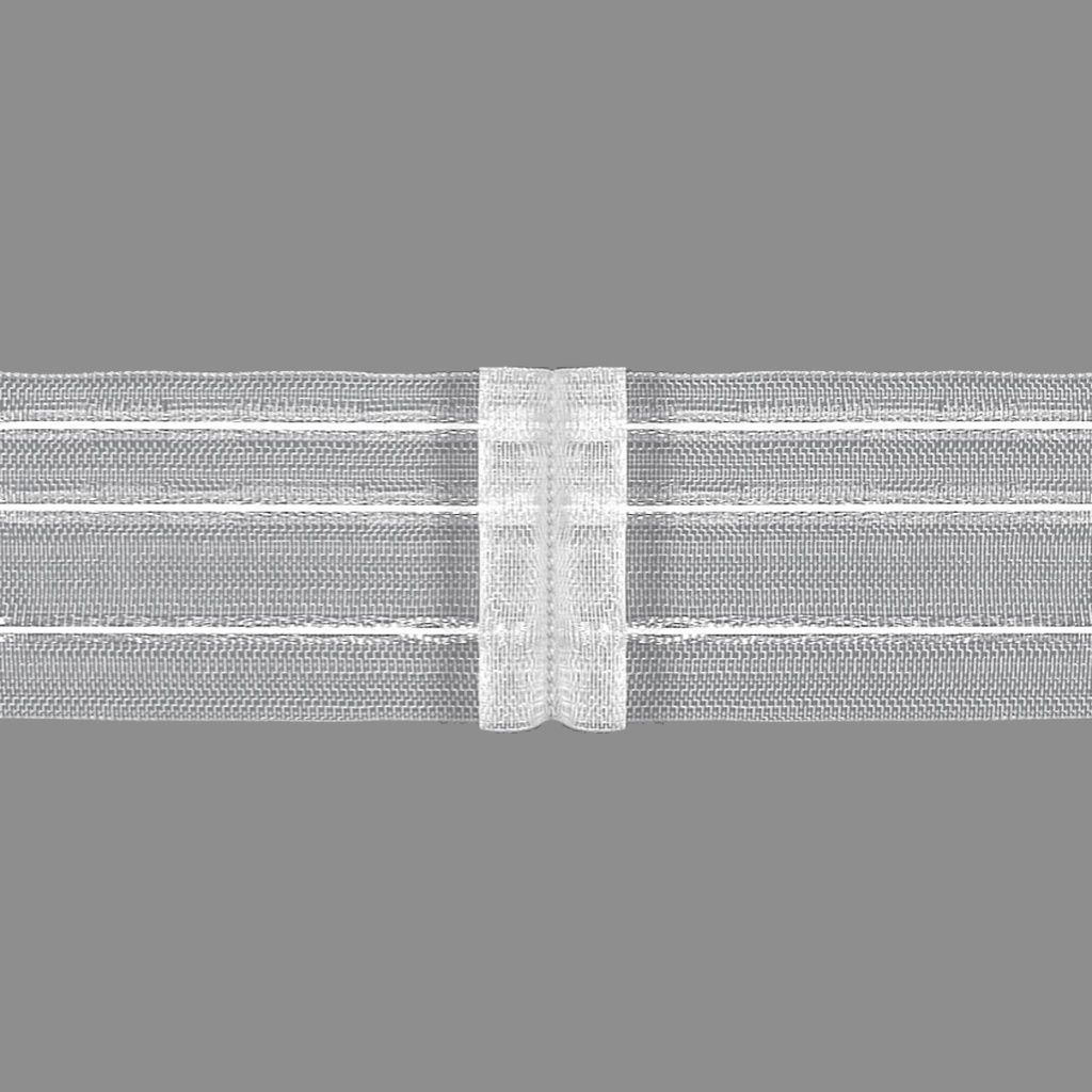 Gerster 6847 Faltenband 50mm, 200%, trans - 50 mm bandbreedte