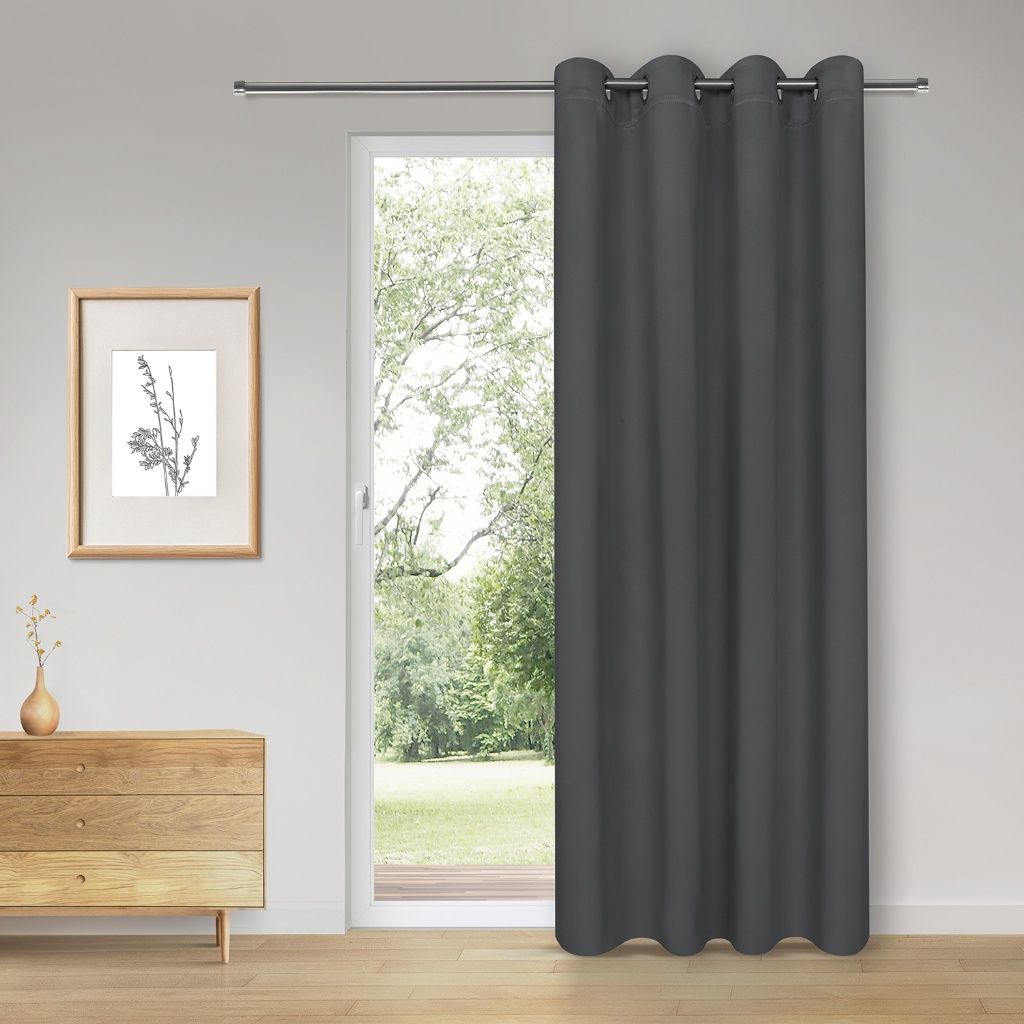 Gerster 41140 0830 grijs - 245 x 145 cm (hoogte x breedte)