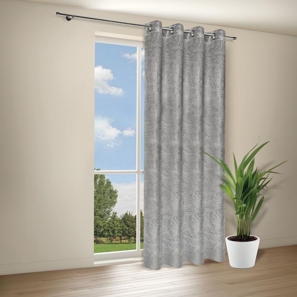 Gerster 41053 0084 grijs - 245 x 140 cm (hoogte x breedte)