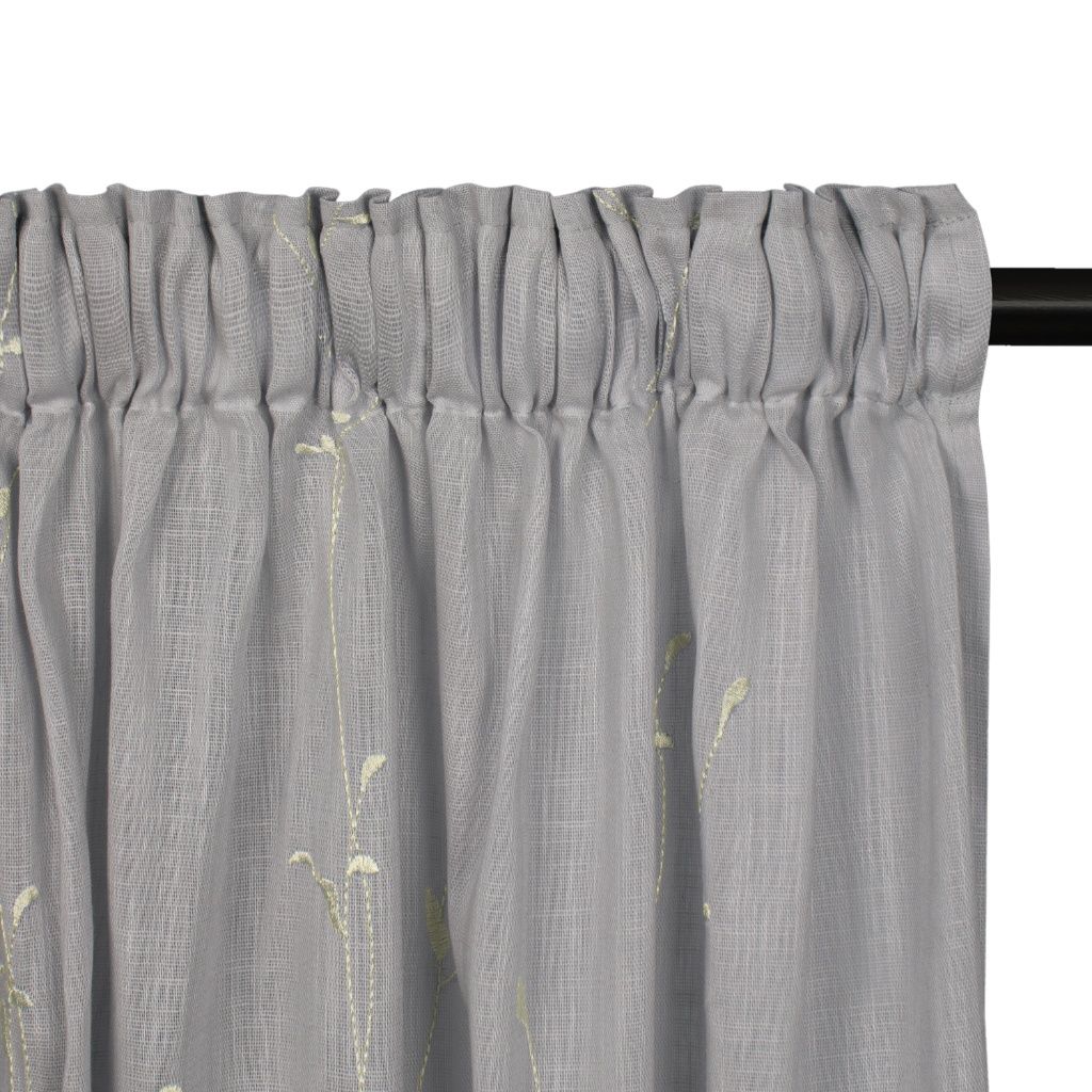 Gerster 40741 0840 lichtgrijs - 245 x 140 cm (hoogte x breedte)