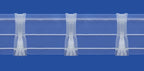 Gerster 6170 Schmuck-Faltenband 80mm trans - 80 mm bandbreedte