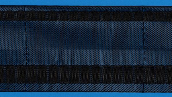Gerster 64100 Wellenband 80mm, schwarz schwarz zwart - 80 mm bandbreedte