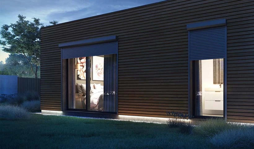 Sunshade Experts Alutech: sfeerbeeld van de productfamilie, niet van de gekozen uitvoering.