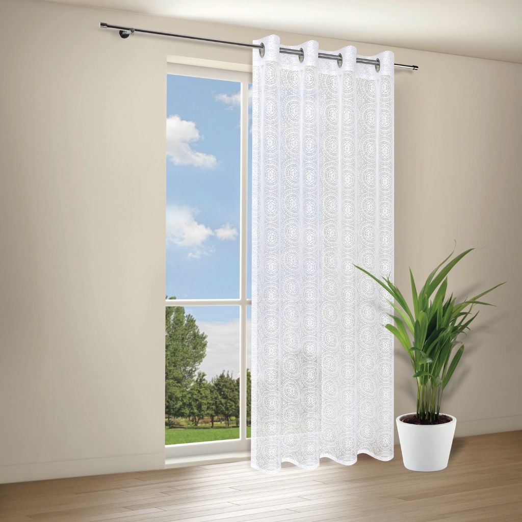 Gerster 40975 0001 wit - 245 x 140 cm (hoogte x breedte)
