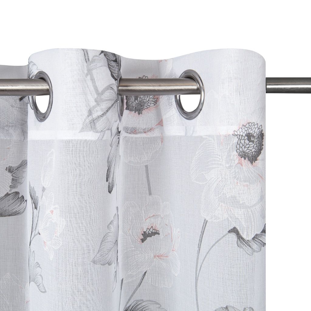 Gerster 41051 0840 lichtgrijs - 235 x 140 cm (hoogte x breedte)