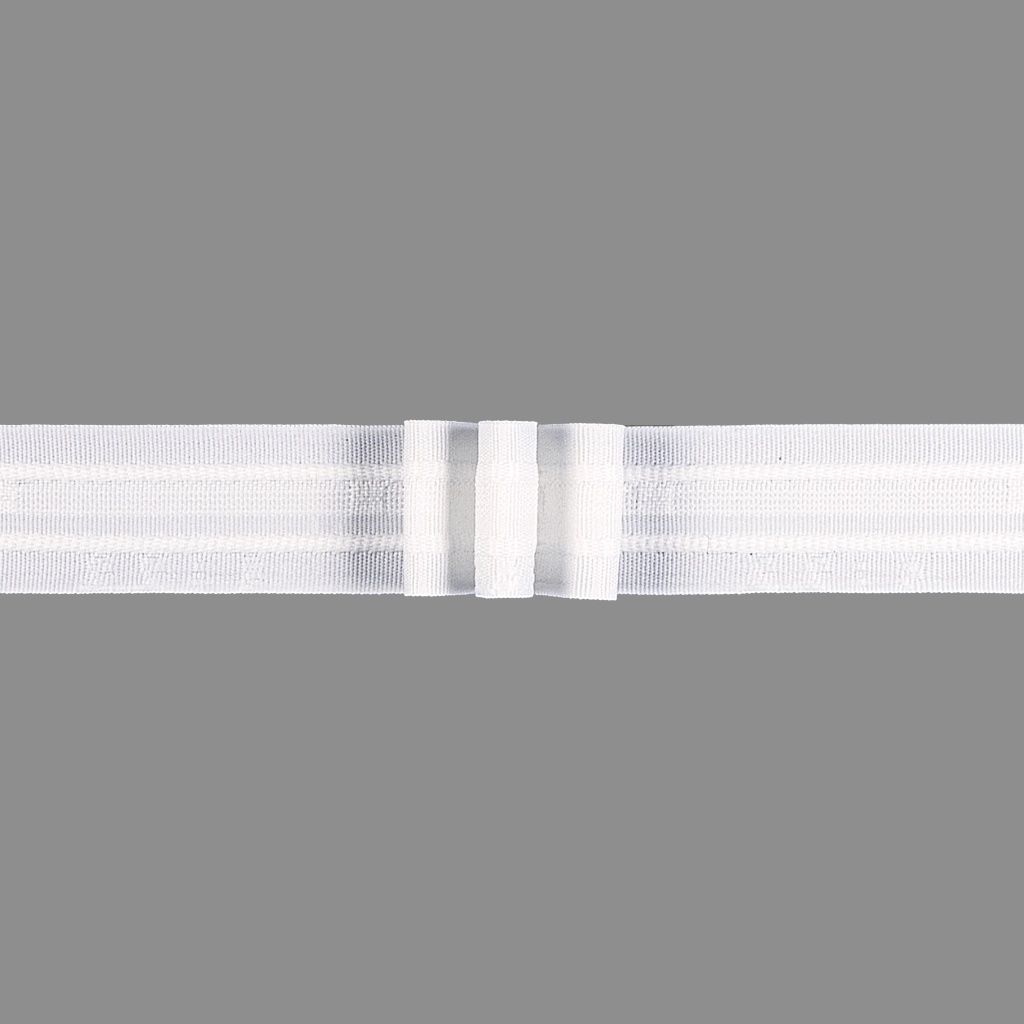 Gerster 6233 Faltenband 26mm, 250%, weiß weiß wit - 26 mm bandbreedte