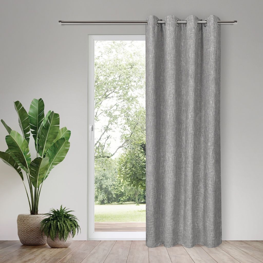 Gerster 41149 0840 lichtgrijs - 245 x 145 cm (hoogte x breedte)