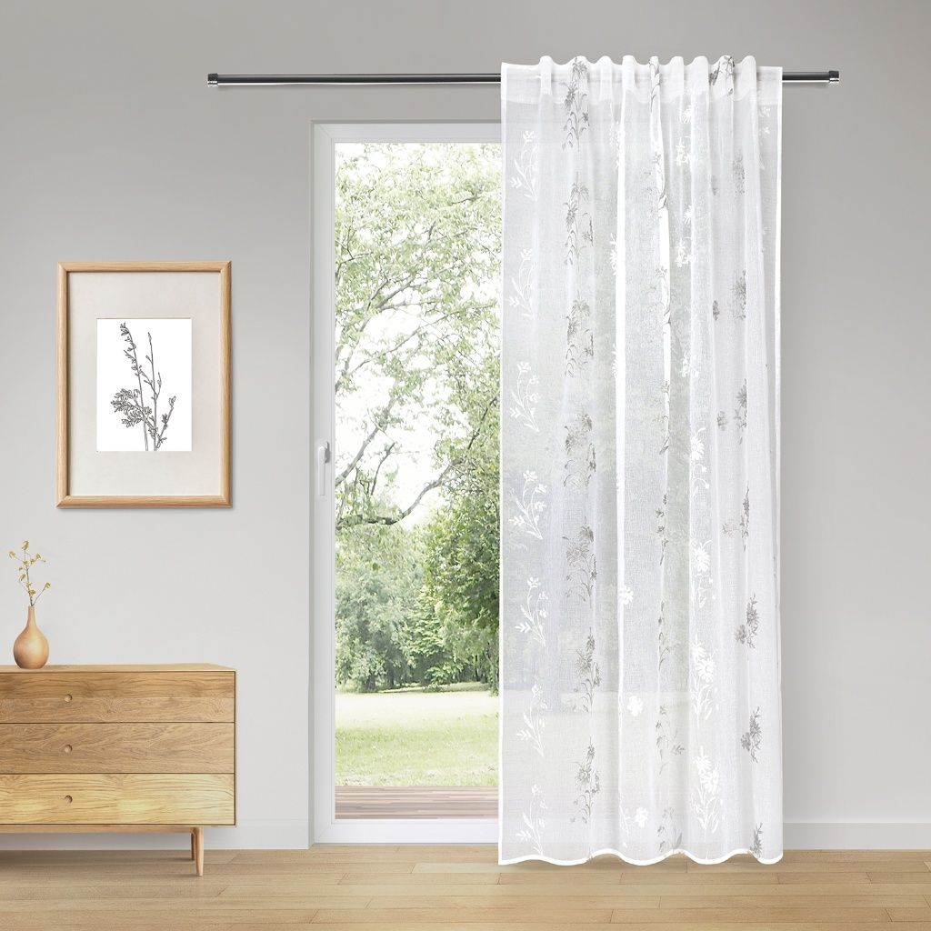 Gerster 41165 0084 grijs - 245 x 140 cm (hoogte x breedte)