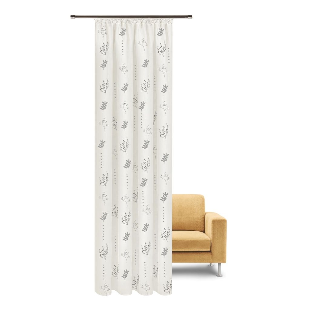 Gerster 40704 0810 antraciet - 245 x 140 cm (hoogte x breedte)