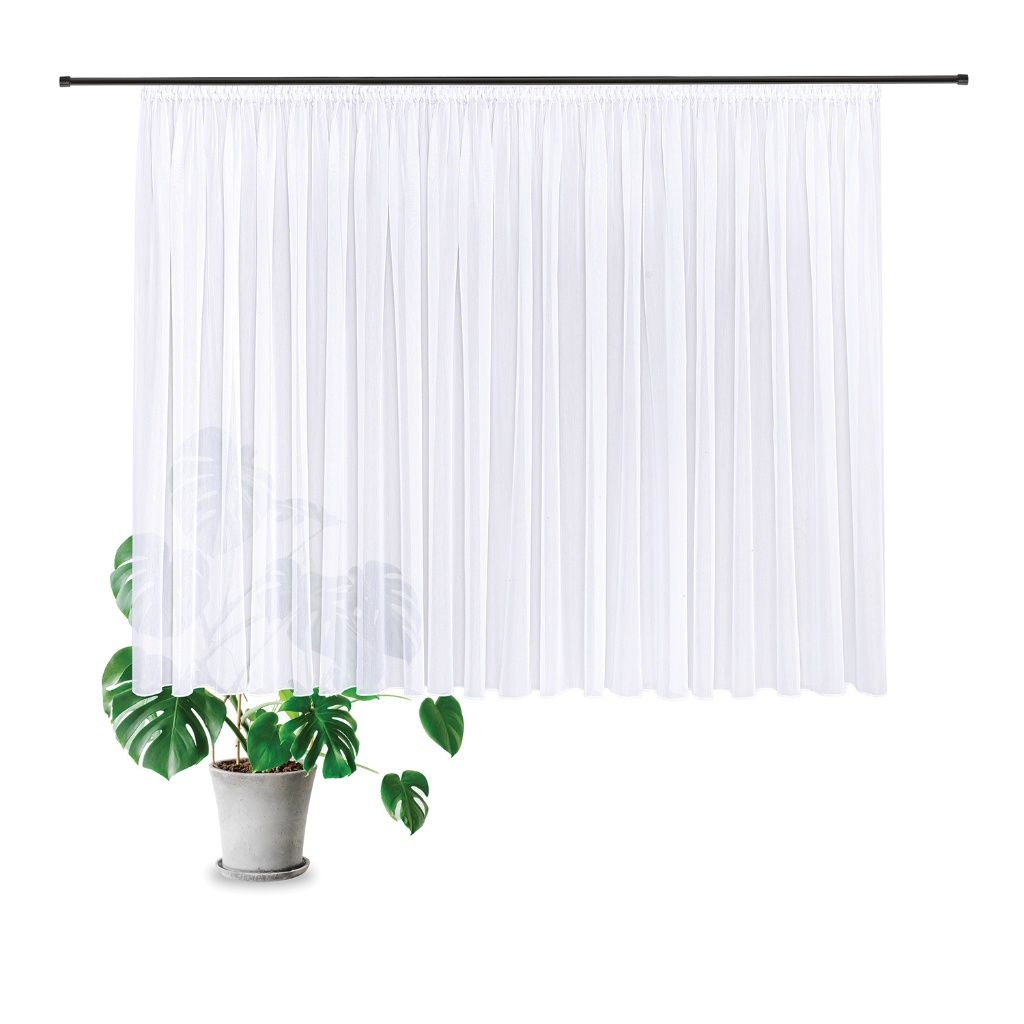 Gerster 40796 0001 wit - 175 x 450 cm (hoogte x breedte)