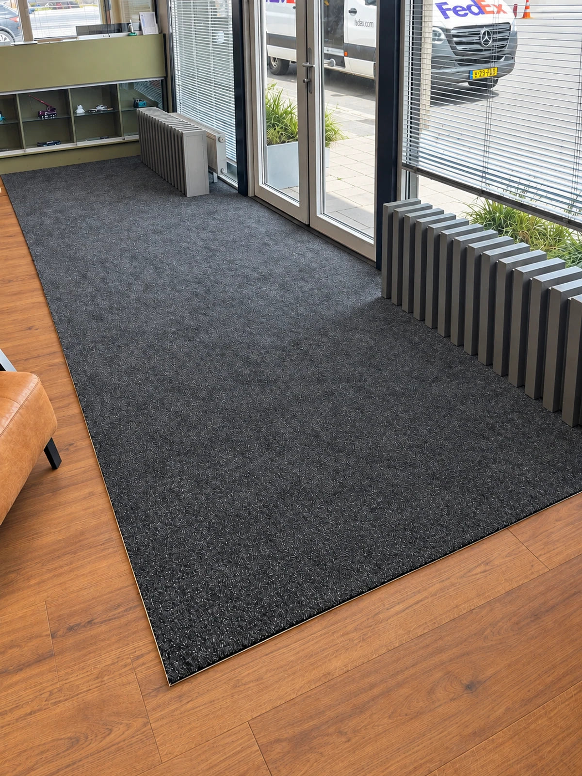 Maatwerk entreemat bij BUSS Terminal
