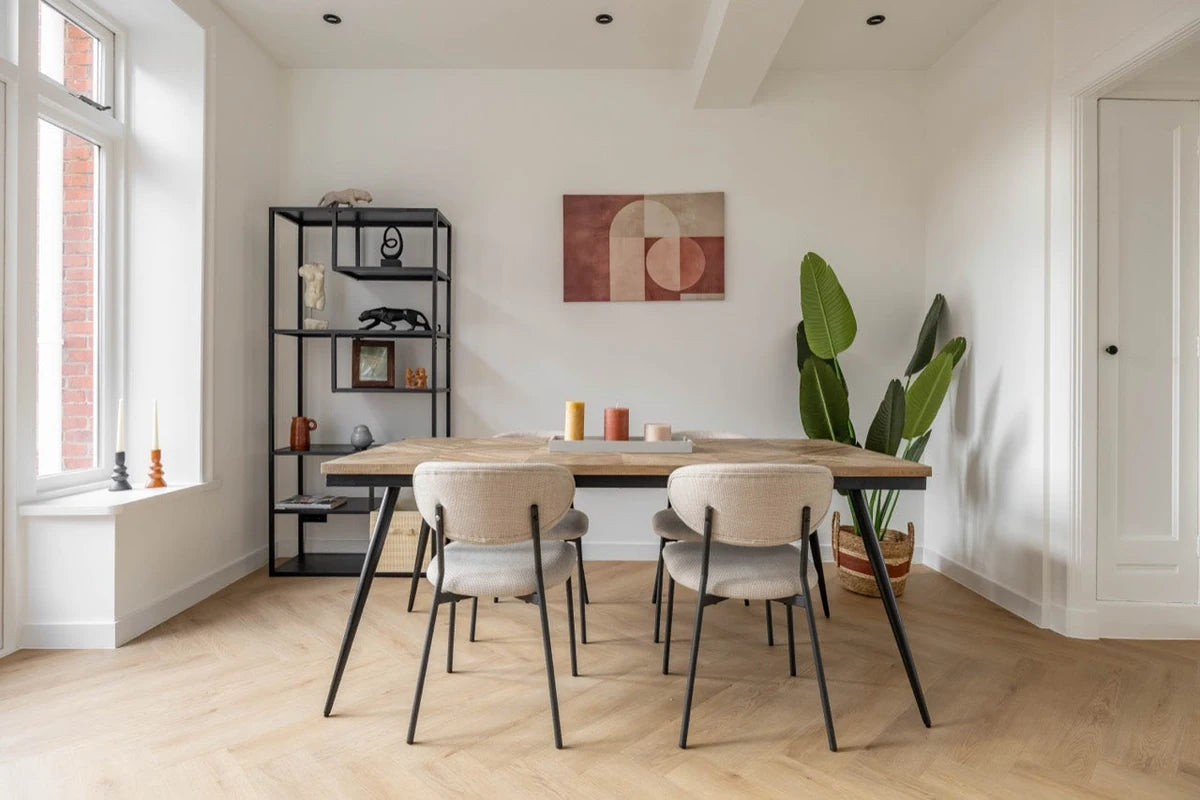 Walvisgraat PVC in de eetkamer aan de C.H. Petersstraat